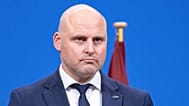 Latvia's Prime Minister Andris Kulbergs at NATO headquarters in Brussels, 17 June 2026.