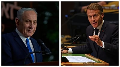 Benjamin Netanyahou et Emmanuel Macron