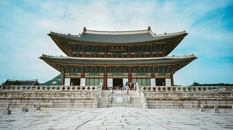 Η αίθουσα Geunjeongjeon στο παλάτι Gyeongbokgung