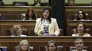 Foto de archivo: Ana Belén Vázquez en una sesión parlamentaria en el Congreso.