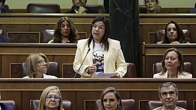 Archivfoto: Ana Belén Vázquez während einer Parlamentssitzung im Kongress.