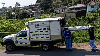 South Africa mass shooting leaves 11 dead as police search for three attackers