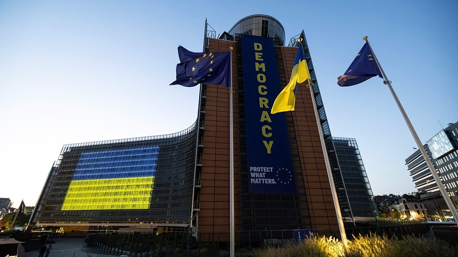 The European Commission building.