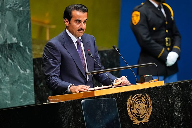 Katar Emiri Şeyh Temim bin Hamad Al Sani, New York, 22 Eylül 2026.