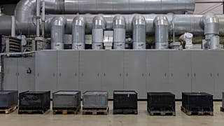 In dieser Anlage in Krefeld gewinnt Accurec wertvolle Rohstoffe aus Altbatterien zurück.