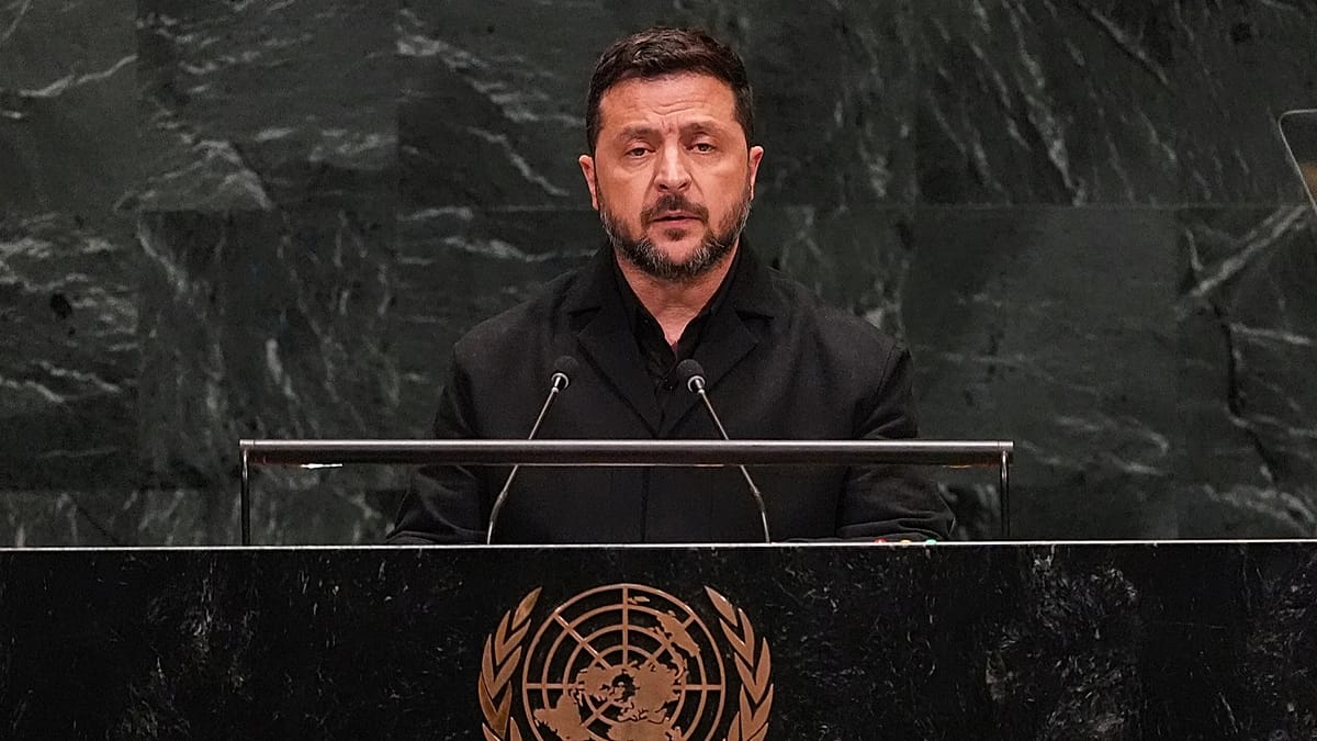 Zelenskyy calls for continued pressure on Russia at UNGA Zelenskyy calls for continued pressure on Russia at UNGA