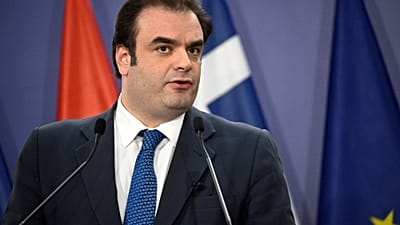 Ο Έλληνας υπουργός Οικονομικών και πρόεδρος του Eurogroup Κυριάκος Πιερρακάκης