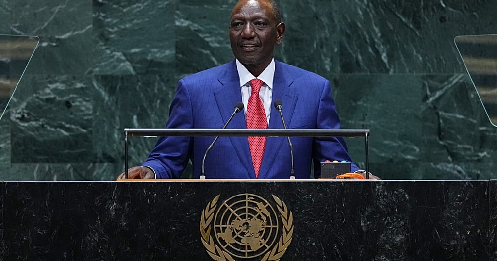 UN: Ruto Calls for a Permanent African Seat on the Security Council