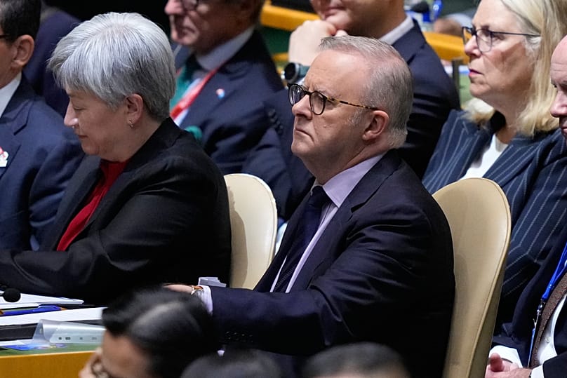 Australia's Prime Minister Anthony Albanese listens during the 81st session of the United Nations General Assembly, 22 September, 2026