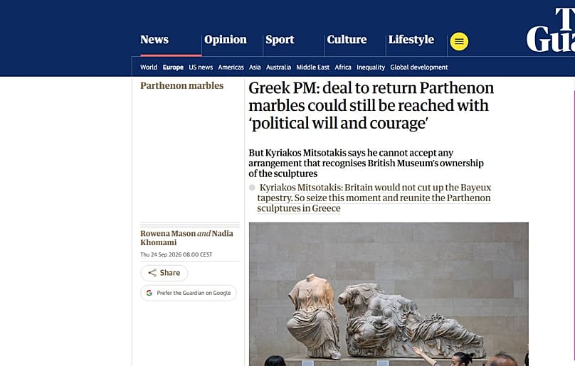 Το άρθρο του Έλληνα πρωθυπουργού στον Guardian