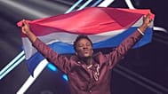 Claude from the Netherlands during the dress rehearsal for the Grand Final of the 69th Eurovision Song Contest, in Basel, Switzerland, Friday, May 16 2025. 