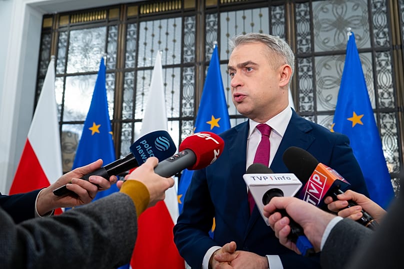 Polish Digital Affairs Minister Krzysztof Gawkowski, 13 December, 2024