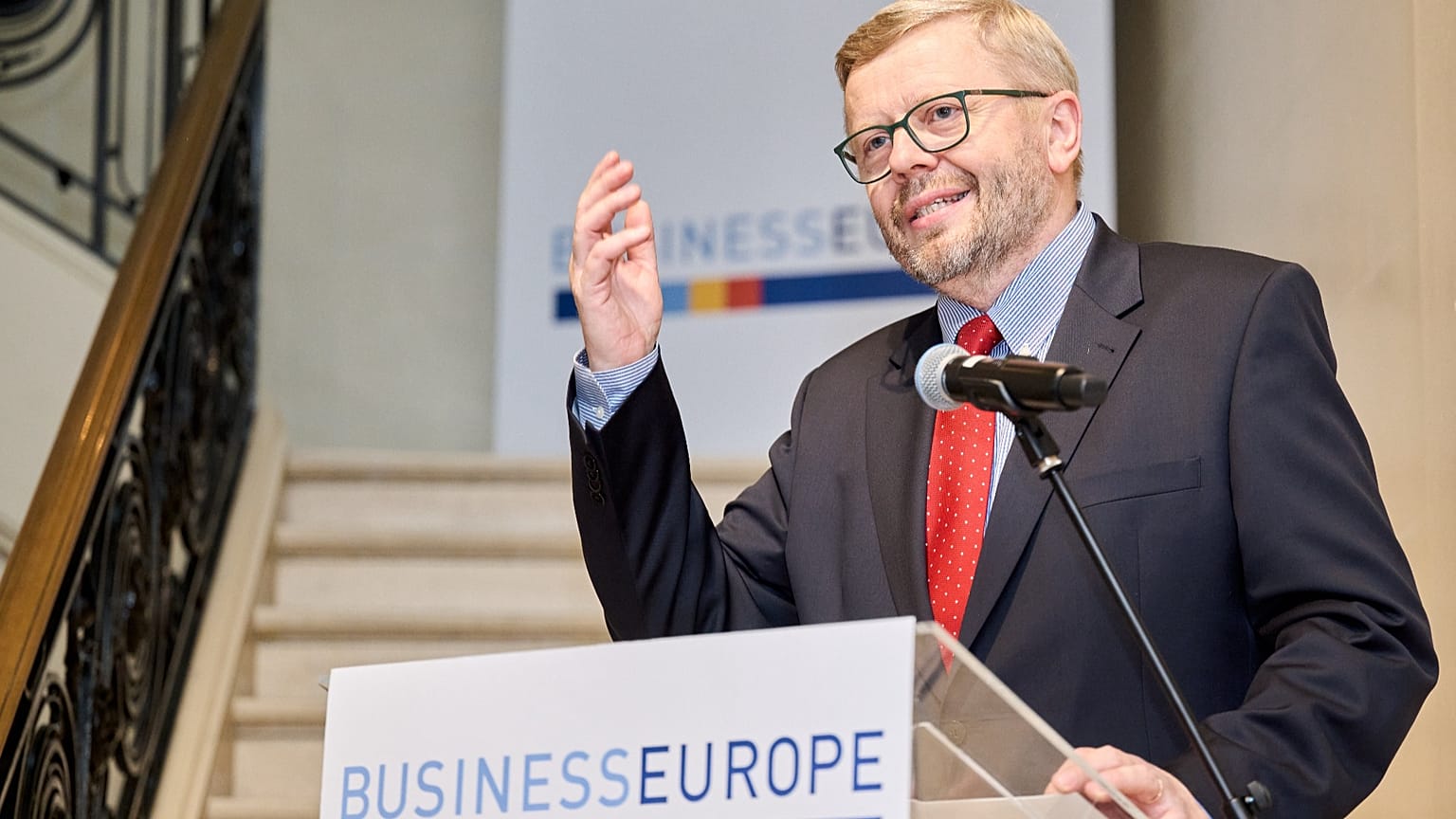 Maciej Witucki, szef BusinessEurope. Copyright BUSINESSEUROPE