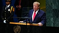 ARCHIV: Präsident Donald Trump spricht am Dienstag, 22. September 2026, vor der UN-Vollversammlung im UNO-Hauptquartier. (AP Photo/Julia Demaree Nikhinson)