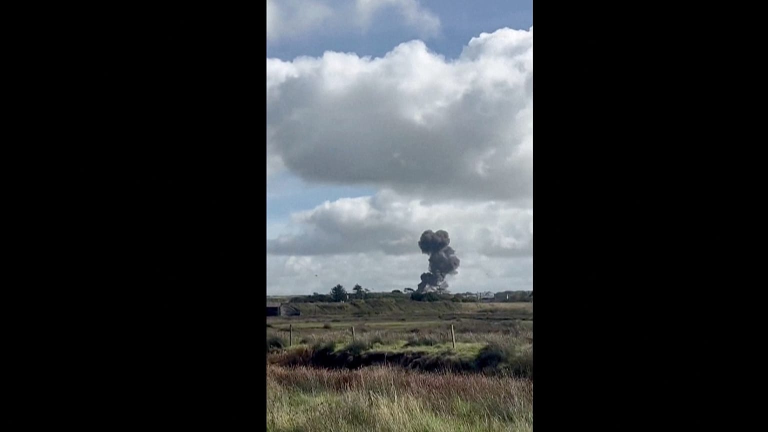 Caza de la Fuerza Aérea británica se estrella durante un ejercicio de entrenamiento