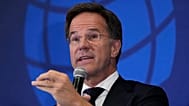 NATO Secretary General Mark Rutte speaks during a forum hosted by The Chicago Council on Global Affairs