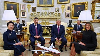 دیدار ترامپ با شی در کاخ سفید