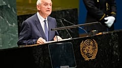 Baka András az ENSZ Közgyűlésén, New York, 2026.09.24.