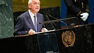 Baka András az ENSZ Közgyűlésén, New York, 2026.09.24.