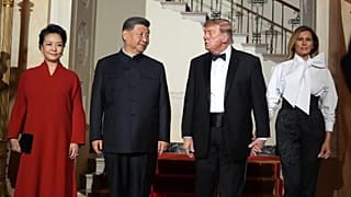 President Donald Trump with China's President Xi Jinping at the White House in Washington on 24 September 2026.