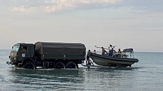 Opération de sauvetage en cours en mer Caspienne