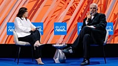 Albanian Prime Minister Edi Rama speaking at the Euronews Travel & Tourism Summit