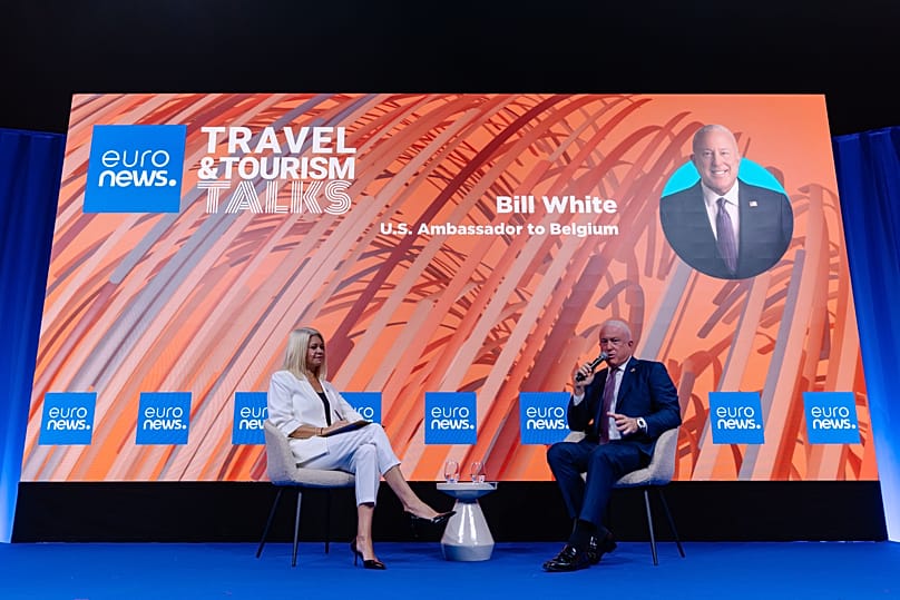 Bill White, the Ambassador of the United States of America to the Kingdom of Belgium, sat down with summit host Jane Witherspoon