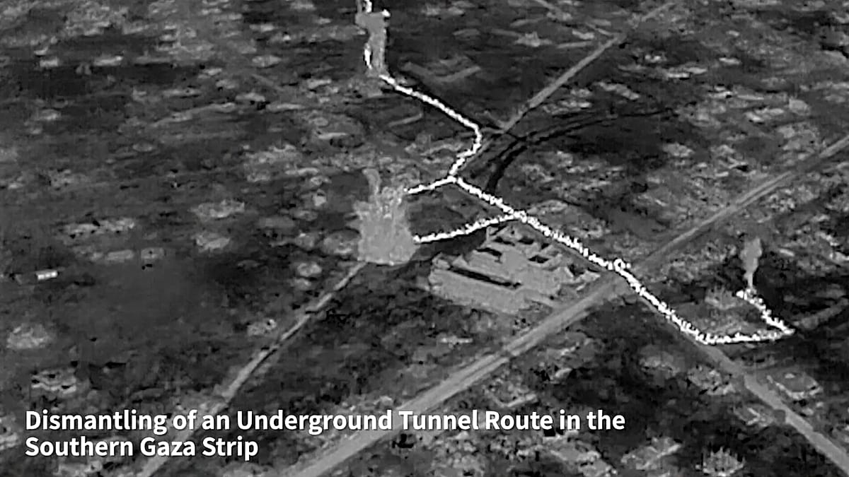 İsrail ordusu Qazada tunel məhvinin videosunu yayımladı