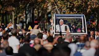 Papa Leone XIV a Parigi, Francia, venerdì 25 settembre 2026