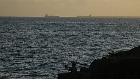 FILE: An oil tanker approaches Matanzas, Cuba, Tuesday 31 March 2026. (AP Photo/Ramón Espinosa)