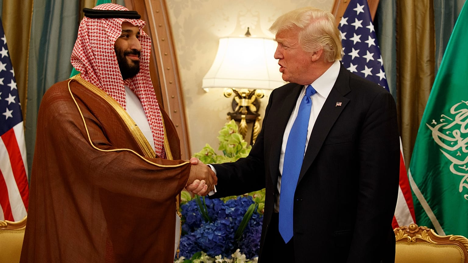 دونالد ترامپ و محمد بن‌سلمان