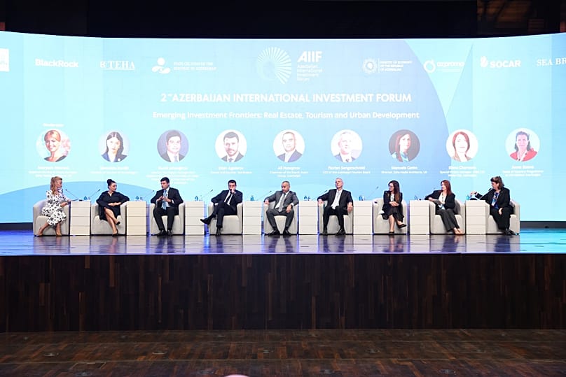 Panel discussions at Baku Convention Centre