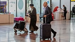 مسافران ایرانی در فرودگاه نجف