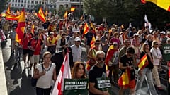 Thousands of demonstrators at the March for Dignity in Madrid, 26 September 2026