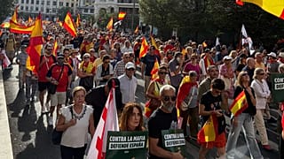 Miles de manifestantes en la marcha por la Dignidad en Madrid, 26 de septiembre de 2026
