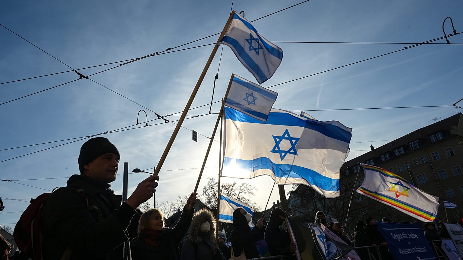 Pro-Israel-Demonstration in Leipzig, Januar 2026