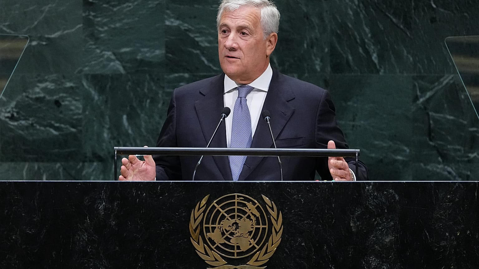 Il ministro degli Esteri italiano Antonio Tajani