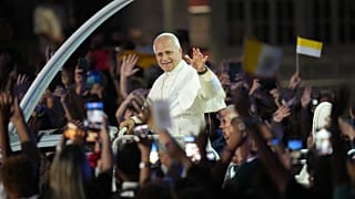 Pope Leo XIV draws 800,000 faithful to Paris before emotional Lourdes pilgrimage