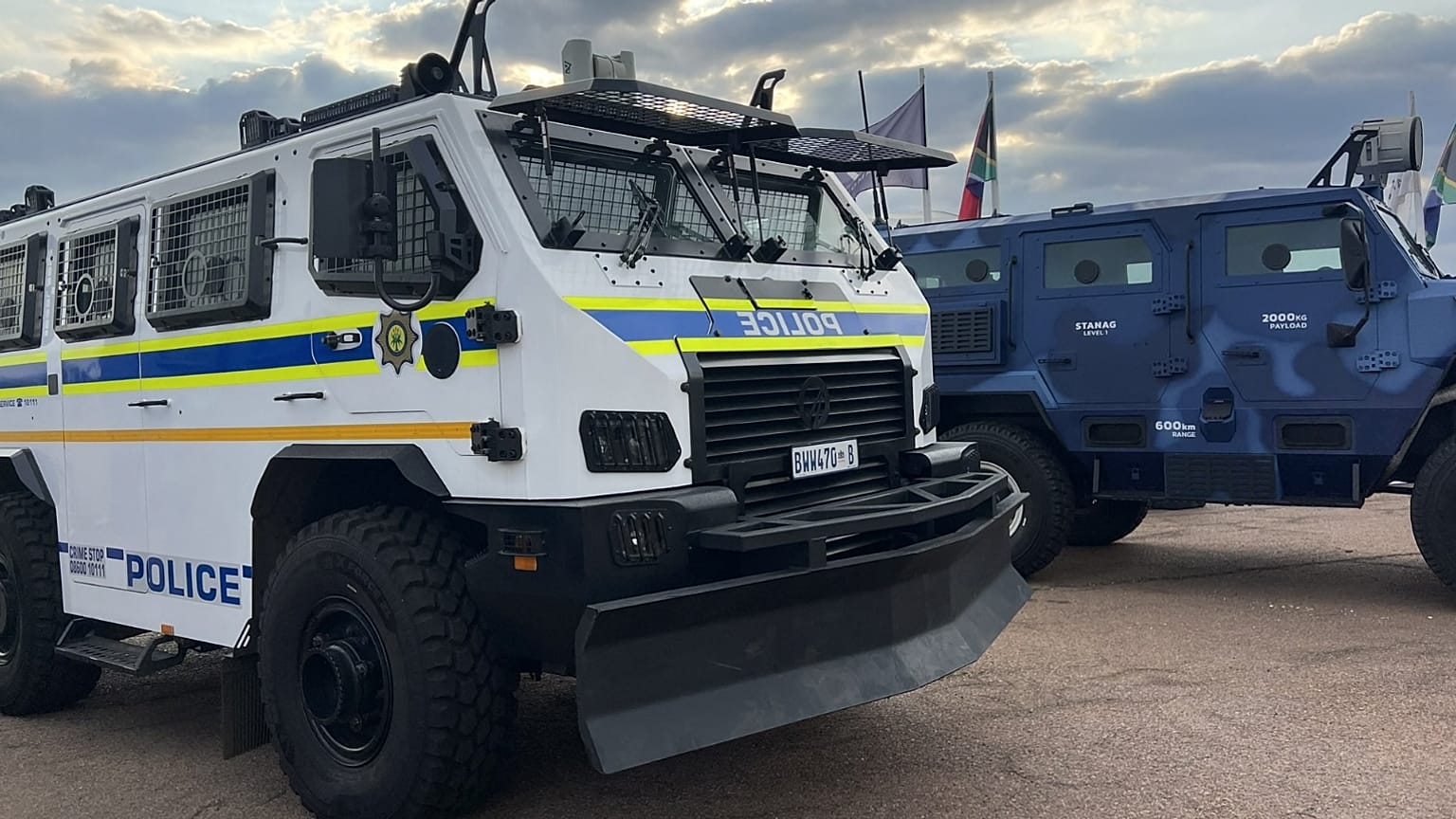 SA Police Service vehicle.