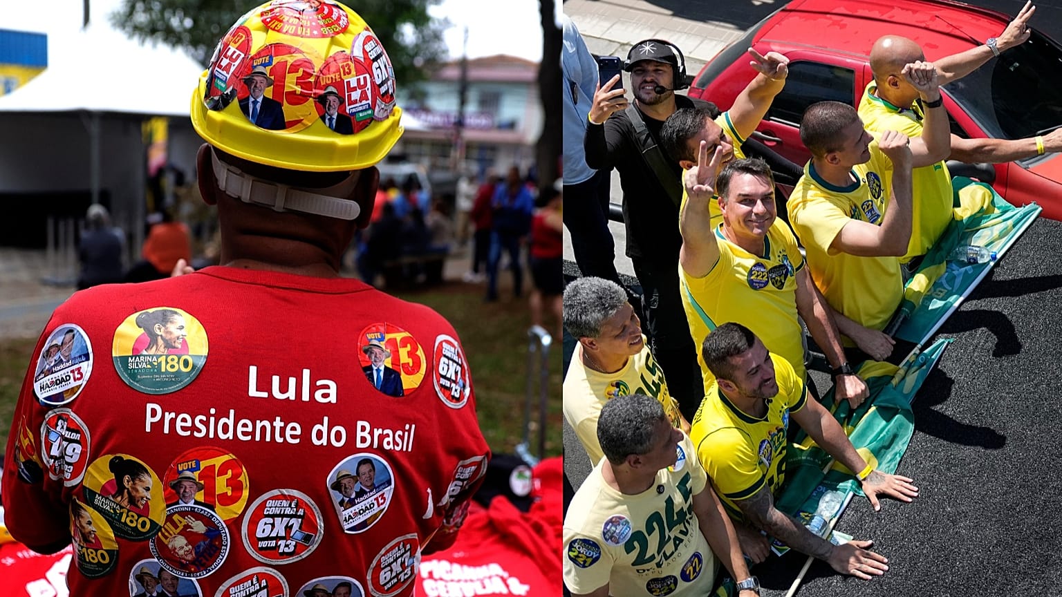 Lula da Silva e Flávio Bolsonaro enfrentam-se a 4 e, possivelmente, 25 de outubro