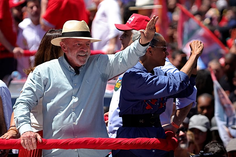Lula em campanha este sábado, 26 de setembro