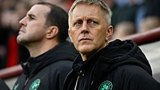 Ireland coach Heimir Hallgrimsson ahead of the World Cup 2026 group F qualifying soccer match between Hungary and Ireland in Budapest, Hungary, Nov. 16, 2025.