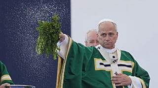 Le pape Léon XIV à Lourdes le dimanche 27 septembre 2026.