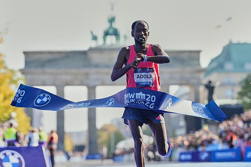 Guye Adola, ganador de la maratón de Berlín número 52, 26 de septiembre de 2026