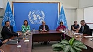 Φωτογραφία αρχείου από την πρόσφατη συνάντηση για το Κυπριακό υπό τον Αντόνιο Γκουτέρες στη Λευκωσία