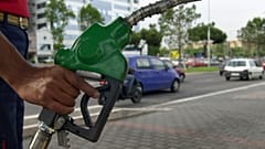 Petrol pump in Italy - archive