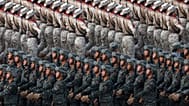 Military personnel take part in a parade to commemorate the 80th anniversary of the end of World War II in Beijing, 3 September, 2025