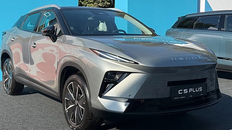 L'une des voitures présentées par Astana Motors