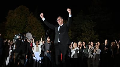 Президент Сербии Александр Вучич, Белград, 27 сентября 2026 года