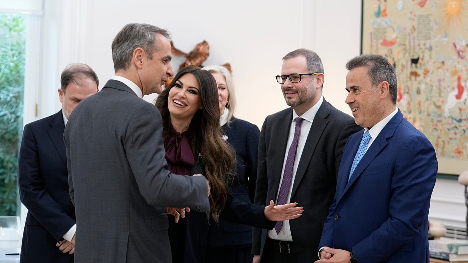 Κυριάκος Μητσοτάκης, Κίμπερλι Γκιλφόιλ και Σταύρος Παπασταύρου